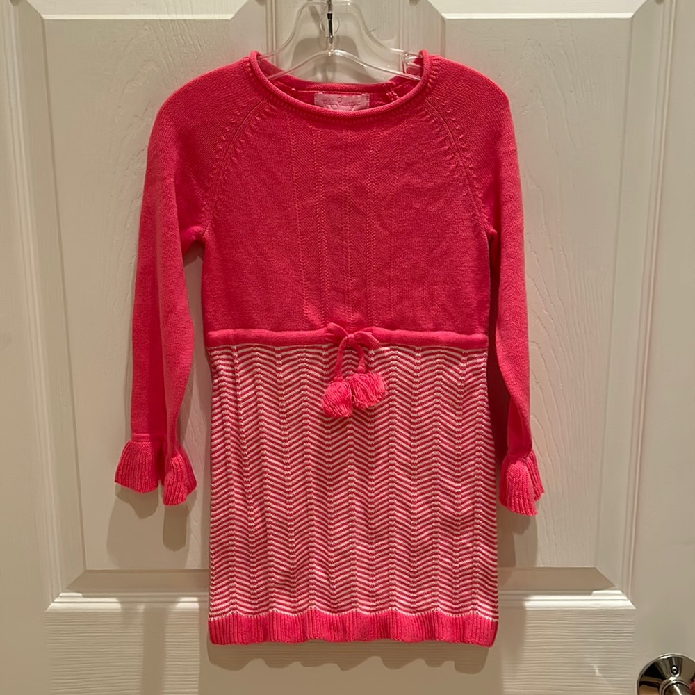 LILLY PULITZER GIRL’S SWEATER DRESS. BRAND NEW WITH TAGS. SIZE 3